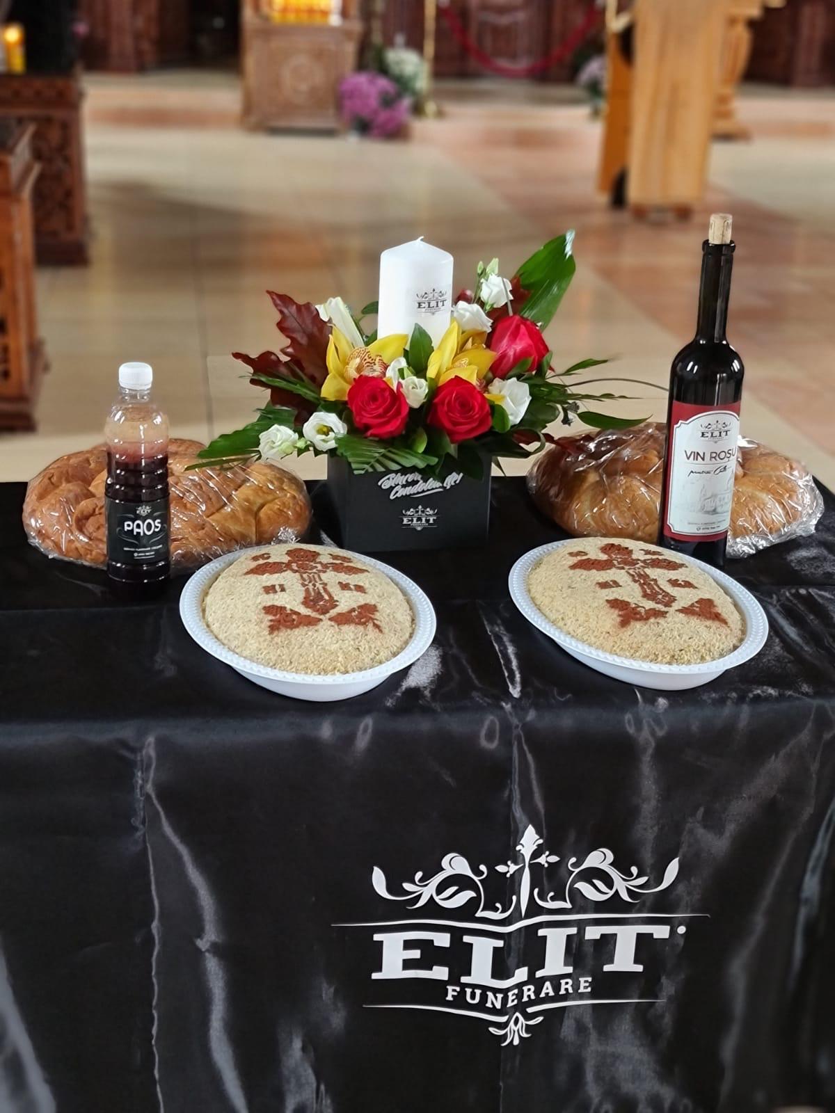 Masă de pomenire Viață Veșnică în biserică